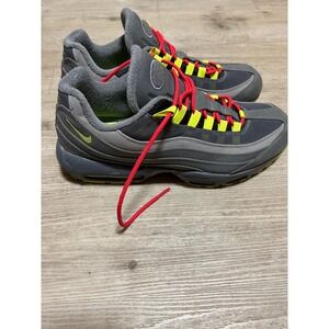 Nike Air Max 95 Id Nike By You Grey-Volt-Red Sz 13 [DO7424-900]